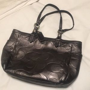 COACH Metallic Leather Bag